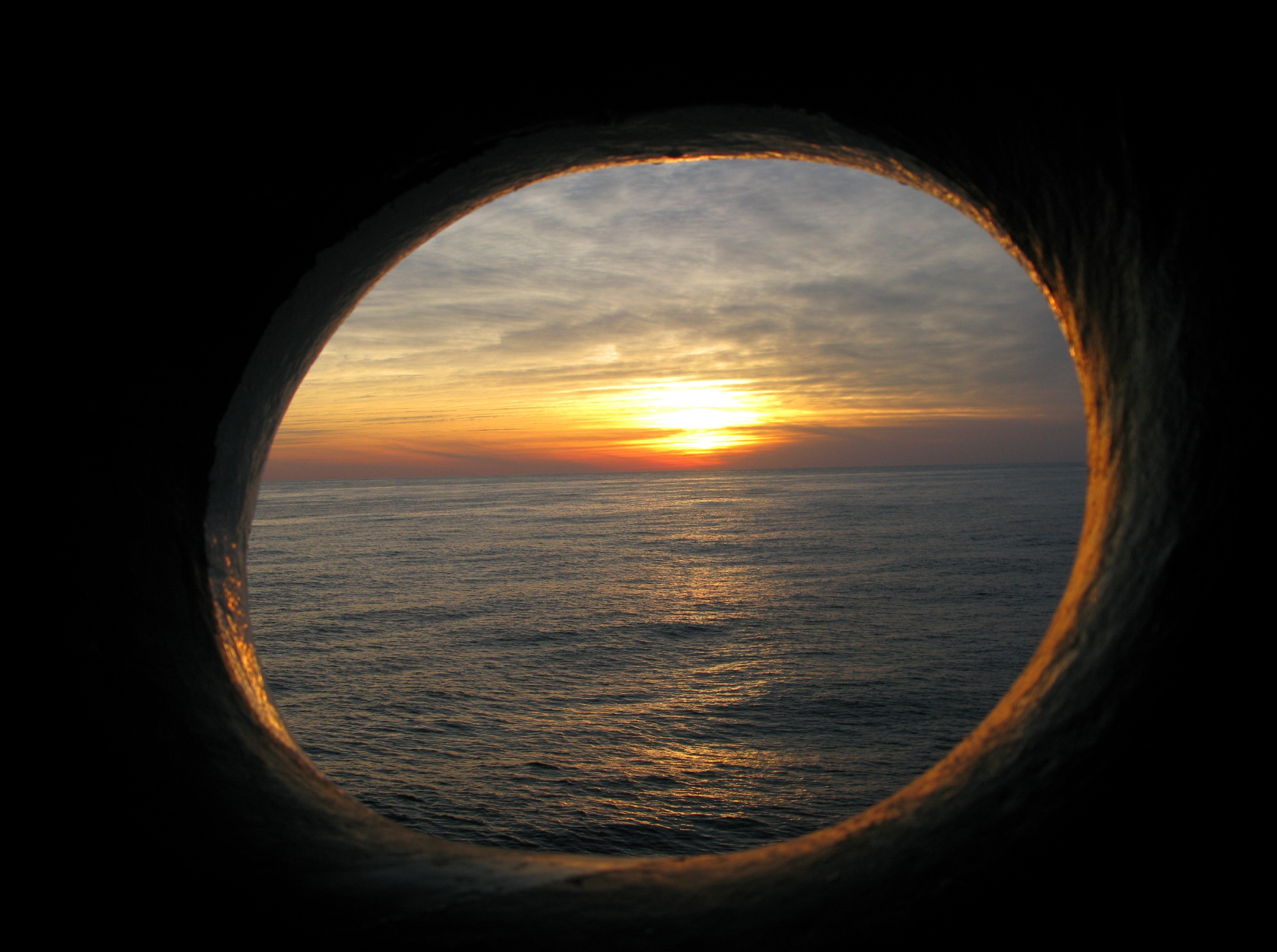 Sunset over the Gulf of America. Image credit: Officers and Crew of NOAA Ship PISCES; Collection of Commander Jeremy Adams, NOAA Corps.