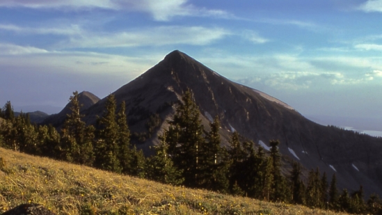 Mount Doane in the background on a clear day