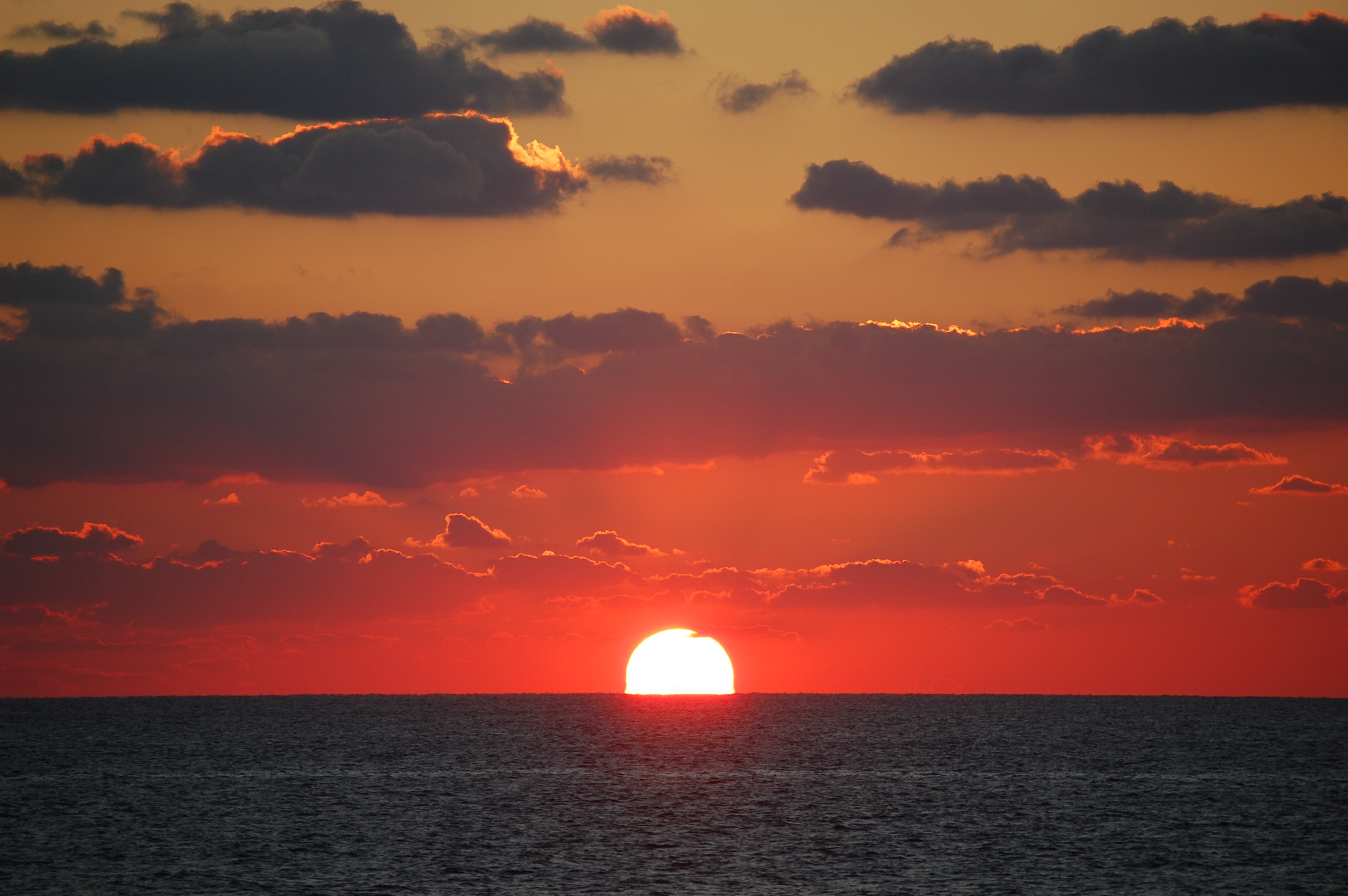 Sunset over the Gulf (Image credit: Officers and Crew of NOAA Ship PISCES; Collection of Commander Jeremy Adams, NOAA Corps)