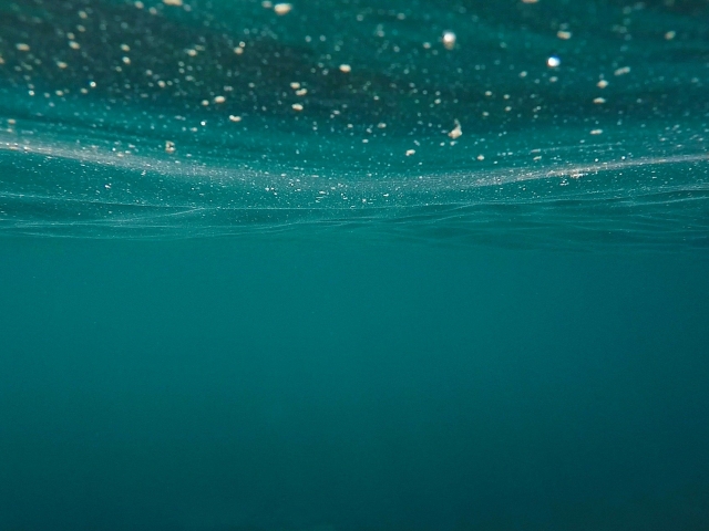 close up of ocean water