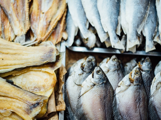 Dried and Fresh fish