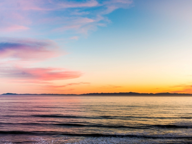 Santa Barbara Channel sunset