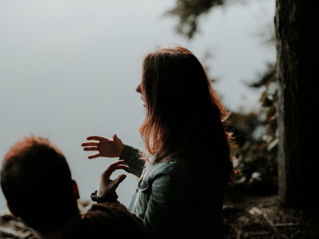 Woman Communicating