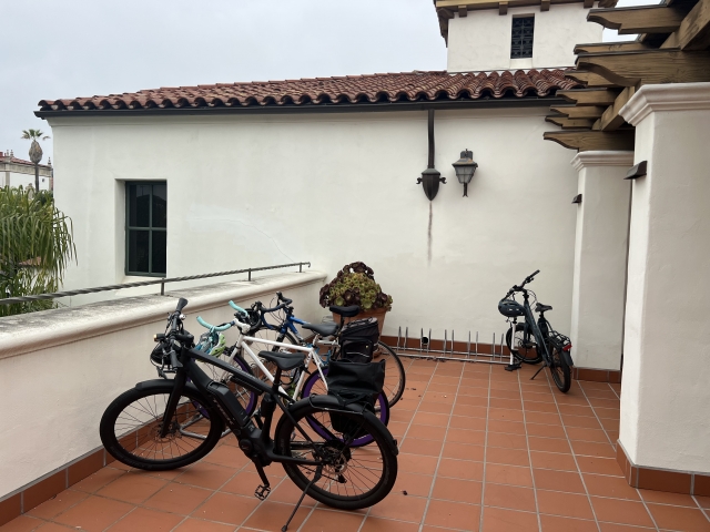 Terrace bike parking 