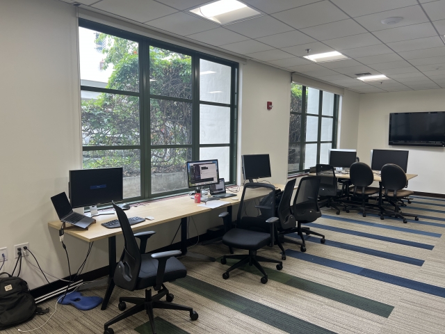 A computer lounge