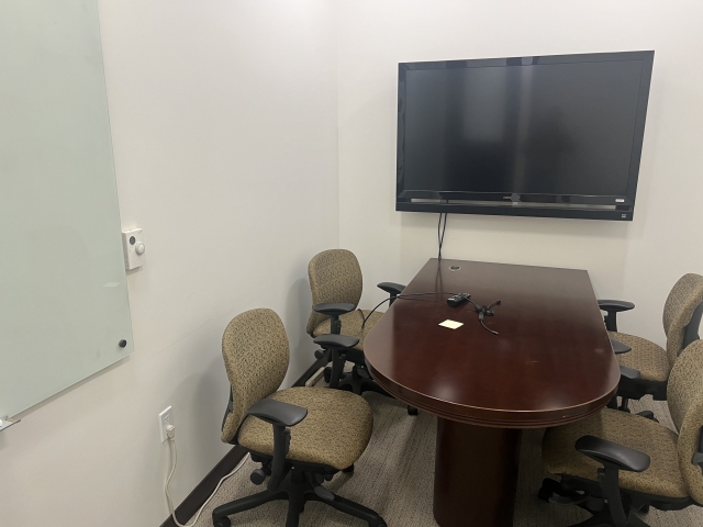 A small conference room