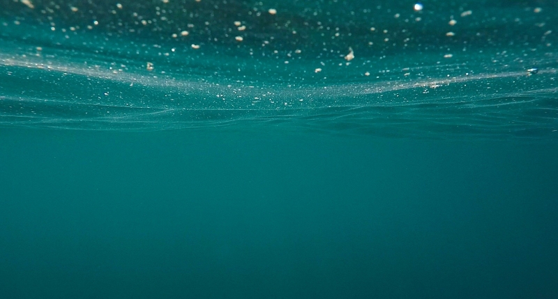 close up of ocean water
