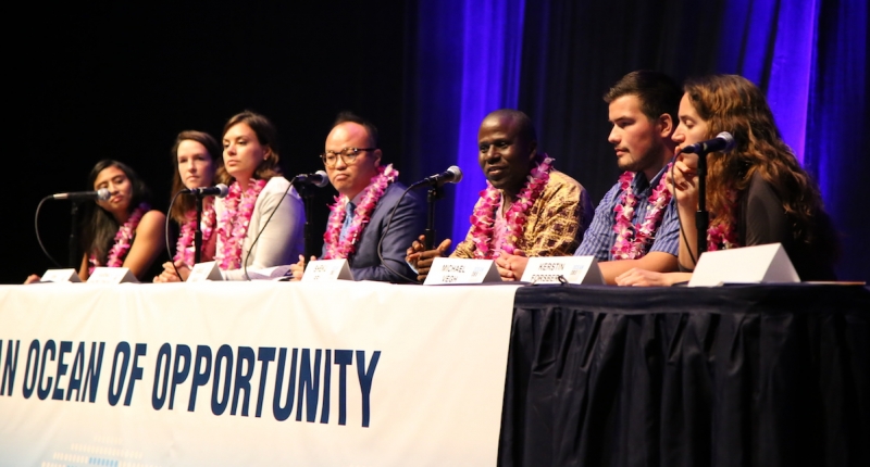 panel of people at a table